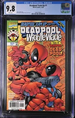 Buy Deadpool Team Up #1 CGC 9.8 NM/M 1st App WiddleWade Secret Wars II WP 1998 • 80.25£