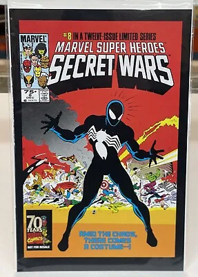 Buy Marvel Super Heroes Secret Wars #8 Spider-Man Comic 70 Year Promo Not For Resale • 75.95£