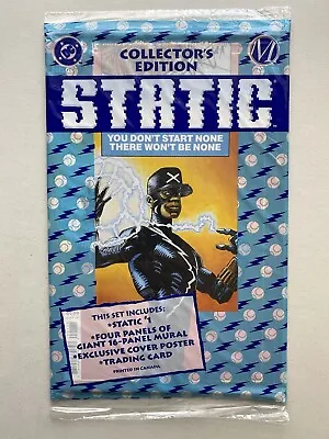 Buy Static #1 Dc Milestone Collector's Edition Facsimile Polybagged Poster Sealed • 15.99£