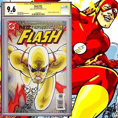 Buy CGC SS 9.6 Flash #197 Signed & Sketch By Scott Kolins 1st Appearance Of Zoom • 360.27£