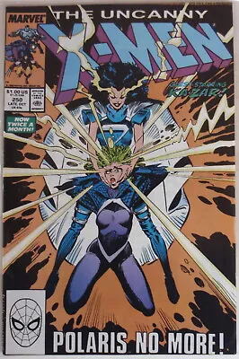 Buy The Uncanny X-men - # 250 Late Oct - Polaris No More! - 1989 - Marvel Comics • 4£