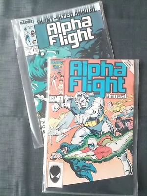 Buy Alpha Flight (Vol 1) Annual #1 & #2 (Marvel Comics) • 6£
