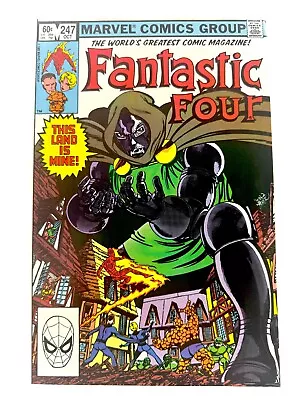 Buy Marvel FANTASTIC FOUR (1982) #247 BYRNE Dr Doom Cover VF/NM (9.0) Ships FREE! • 16.78£