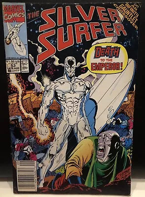Buy Silver Surfer #53 Comic , Marvel Comics Newsstand 1st App • 7.89£