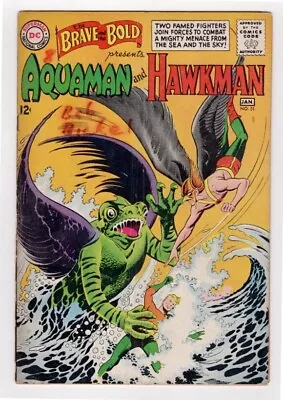 Buy Brave And The Bold #51 DC Silver Age 1st Aquaman & Hawkman Team Up G/vg • 40.21£