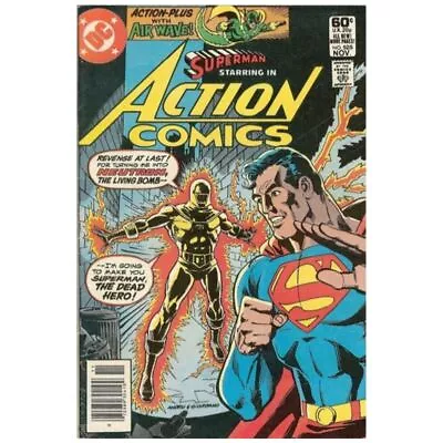 Buy Action Comics (1938 Series) #525 Newsstand In NM Minus Condition. DC Comics [e: • 9.84£