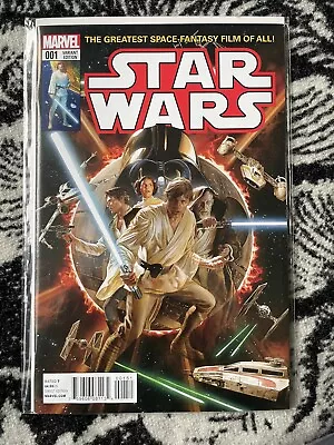 Buy Star Wars 1 Alex Ross Variant 1:50 2015 Marvel Comics • 34£