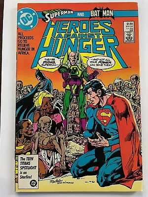 Buy Superman Batman Heroes Against Hungar # 1 VF/VF+ 1986 DC Comics • 1£