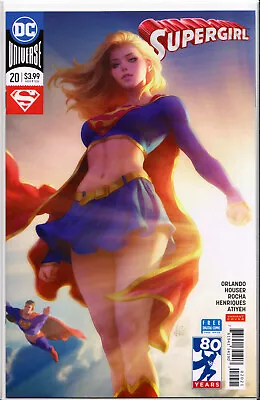 Buy SUPERGIRL #20 (STANLEY  ARTGERM  LAU VARIANT) COMIC BOOK ~ DC Comics ~ HOT • 47.96£