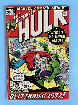 Buy The Incredible Hulk #155    1972 • 38.65£