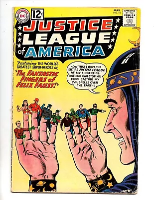 Buy Justice League Of America #10  Vg+ 4.5   1st App. Felix Faust & Lord Of Time  • 78.27£