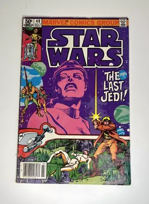 Buy Star Wars Comic Issue #49 Vol. 1 The Last Jedi! (1981), Marvel Comics Newstand • 6.30£