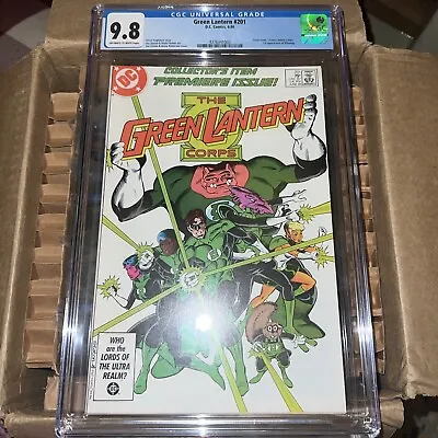 Buy Green Lantern 201 (CGC 9.8)  Corps  1st Appearance Of Kilowog 1986 DC Comics 231 • 241.01£