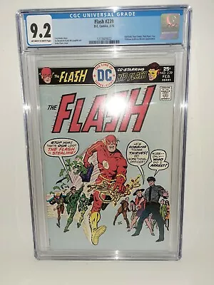 Buy DC Flash #239 Cgc 9.2 1976 FREE SHIPPING (Kid Flash) • 80.42£