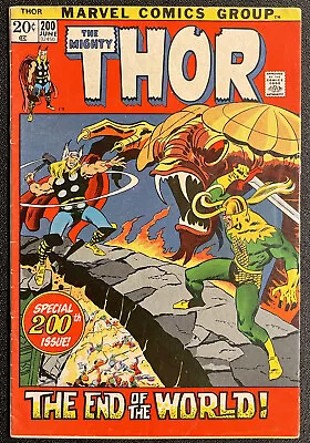 Buy The Mighty Thor 200 / Marvel Bronze Age 1972 / John Buscema Art • 17.27£