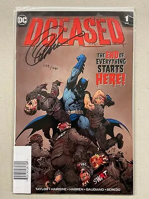 Buy DCEASED 1 Variant Greg Capullo Signed Autographed 129/240 Dynamic Forces COA • 31.17£