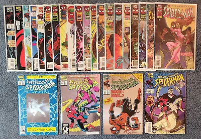 Buy Spectacular Spider-Man #189,200,217,221-241 Lot Of 24 Marvel 1992-96 Unread NM • 75.10£