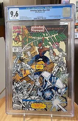 Buy Amazing Spider-Man #360 CGC 9.6 White Pages Carnage Cameo • 55.60£