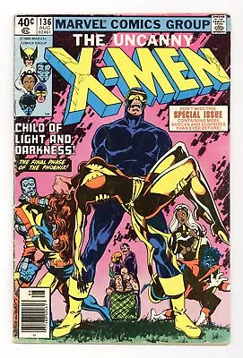 Buy Uncanny X-Men #136N Newsstand Variant GD/VG 3.0 1980 • 30.38£