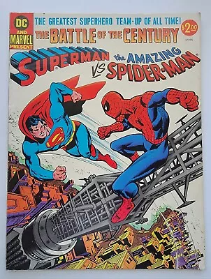 Buy Battle Of The Century Superman Vs The Amazing Spiderman FN+ 1976 Crossover  • 198.59£