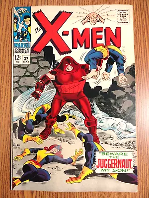 Buy Uncanny X-men #32 Early Juggernaut Cover Professor X Key 1st Print Marvel Disney • 63.24£