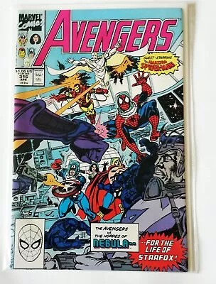 Buy Marvel Comics - The Avengers # 316. 1990 Spider-Man Joins The Avengers 9.8 H G • 9.95£