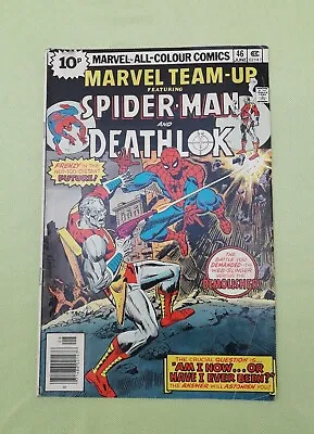 Buy Marvel Team-Up #46 ''Spider-Man And Deathlok , 1976 Marvel Comics • 5.99£