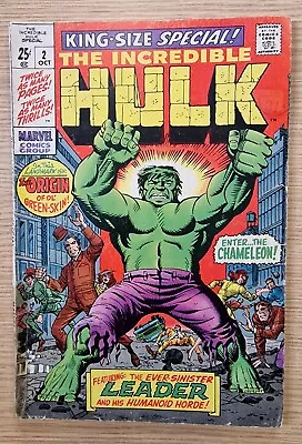 Buy Hulk King Size Special # 2 The Leader.  Hulk Origin Silver Age. Key  • 7£