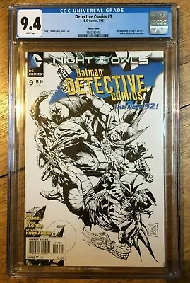 Buy Detective Comics #9 1:200 Daniel Sketch Variant CGC 9.4 • 120£