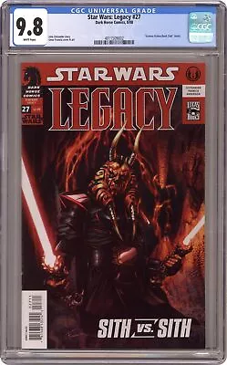 Buy Star Wars Legacy #27 CGC 9.8 2008 4011509002 • 108.13£