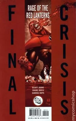 Buy Final Crisis Rage Of The Red Lanterns 1C Davis Variant 2nd Printing VF 2008 • 7.43£