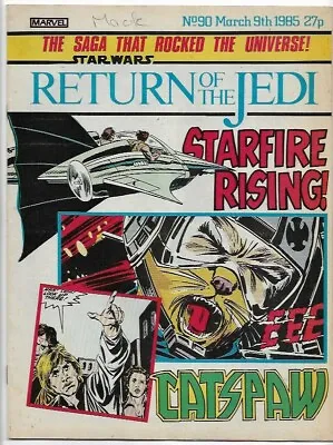 Buy Star Wars Return Of The Jedi #90 Weekly VG (1985) Marvel Comics UK • 2.75£