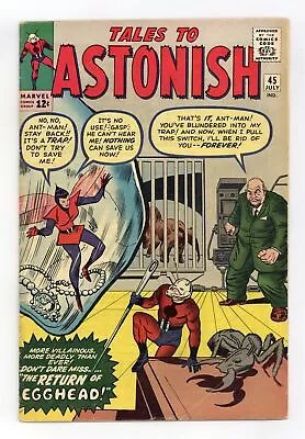 Buy Tales To Astonish #45 VG 4.0 1963 • 79.95£