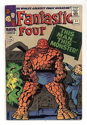 Buy Fantastic Four #51 VG- 3.5 1966 • 34£