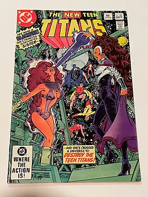 Buy THE NEW TEEN TITANS #23 VG+ 1st Appearance Blackfire Vigilante Art DC COMICS • 7.92£