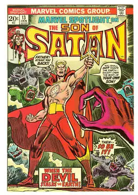 Buy Marvel Spotlight #13 6.5 // Origin Of Son Of Satan Marvel Comics 1974 • 34£