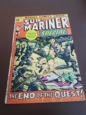 Buy Sub-Mariner Special Annual #2 Marvel Comics 1972 3.5 VG- • 4.73£