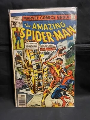 Buy Amazing Spider-Man #183 1st Appearance Big Wheel FN+ (6.5) Marvel Comics 1978 • 10.27£