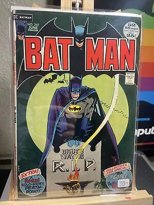 Buy BATMAN #242 1st App Matches Malone Ras Al Ghul (DC Comics 1972) Key Issue!! • 16.08£