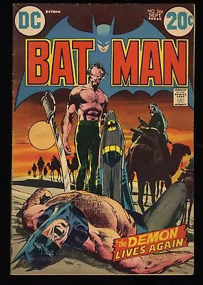 Buy Batman #244 FN+ 6.5 Classic Neal Adams Rha's Al Ghul Cover! DC Comics 1972 • 153.57£