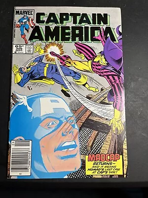 Buy Captain America #309 1985 Newsstand MARK JEWELER Variant Marvel Nomad Madcap • 31.62£