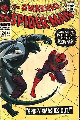 Buy Marvel Amazing Spider-Man 45 2/67 RAW G+/VG- • 52.18£