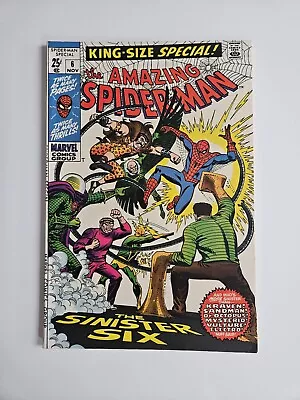 Buy The Amazing Spiderman Annual 6 1969 1st Series VG/FN 5.0 Feat The Sinister Six • 10£