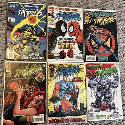Buy SPECTACULAR SPIDER-MAN LOT Of 6 Run. 225-230 Direct Edition • 11.95£