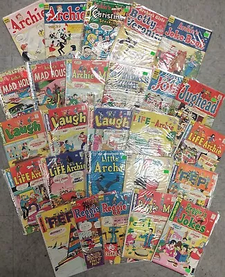 Buy Lot 26 Vintage Archie Comic Books 1950s-1970s Pep Reggie Josie  Riverdale • 167.82£