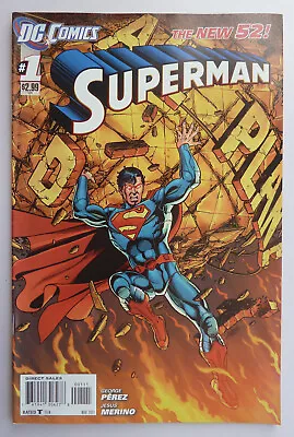 Buy Superman #1 The New 52 - 1st Printing - DC Comics November 2011 VF+ 8.5 • 4.45£