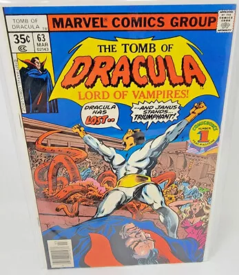 Buy Tomb Of Dracula #63 Mephisto & Janus Appearance *1978* 8.0 • 13.65£