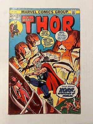 Buy Mighty Thor #215 thor Vs Xorr & Mercurio The 4-d Man John Buscema Cover & Art • 7.92£