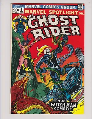 Buy Marvel Spotlight #8 1973 Ghost Rider Mike Ploog Horror 1st Snake-dance Witchman • 39.41£