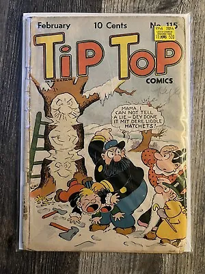 Buy Tip Top Comics #115 February 1946 Poor JP • 27.66£